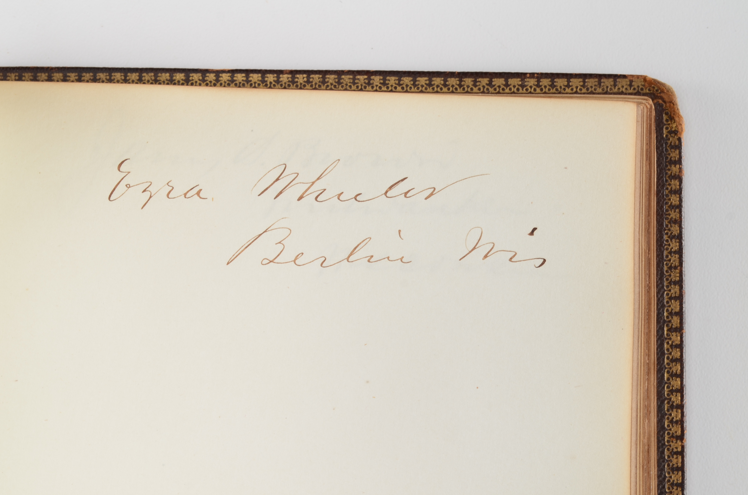 Rare Album with 142 Signatures of Lincoln & Historic 19th C. Men