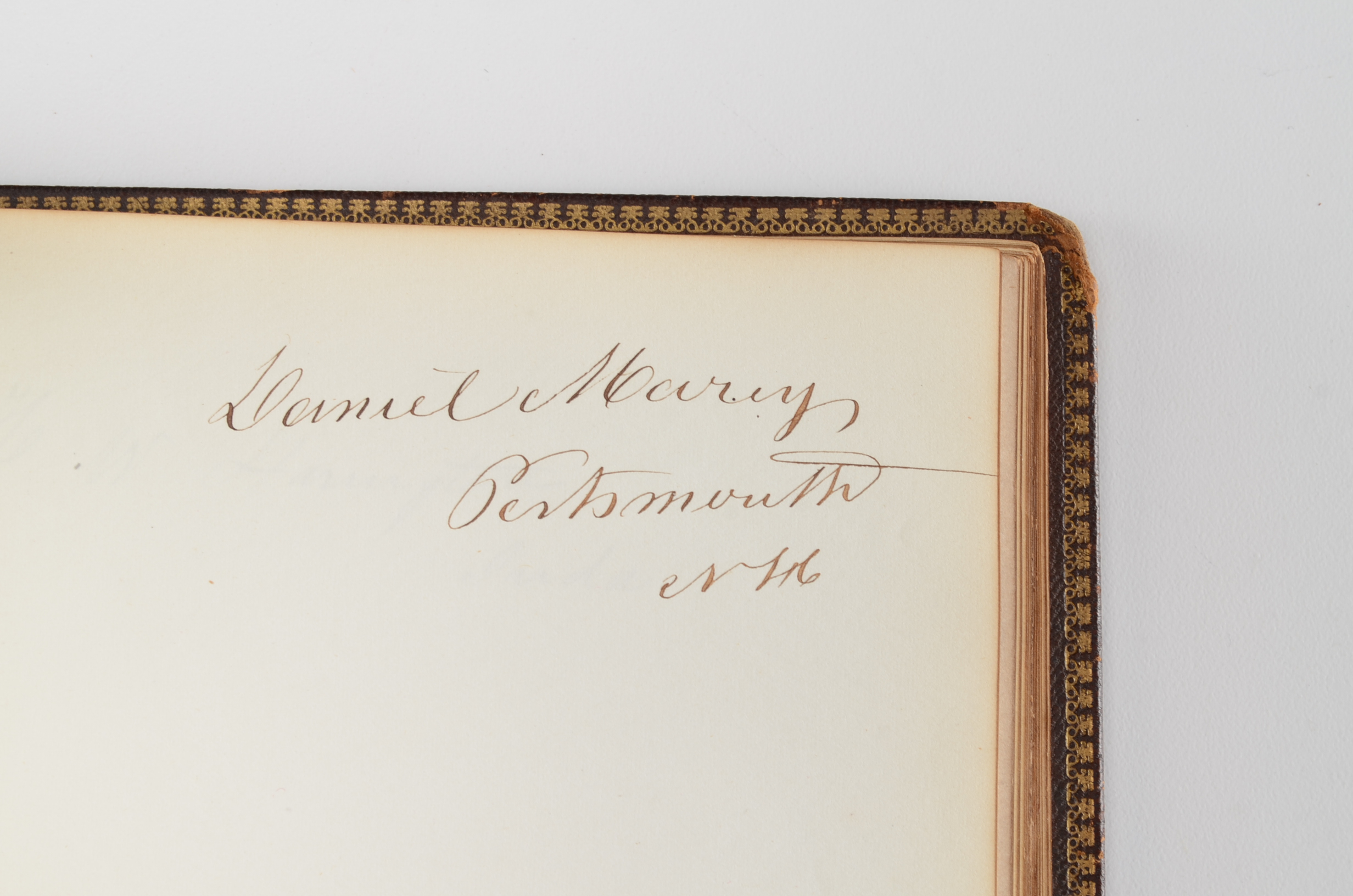 Rare Album with 142 Signatures of Lincoln & Historic 19th C. Men