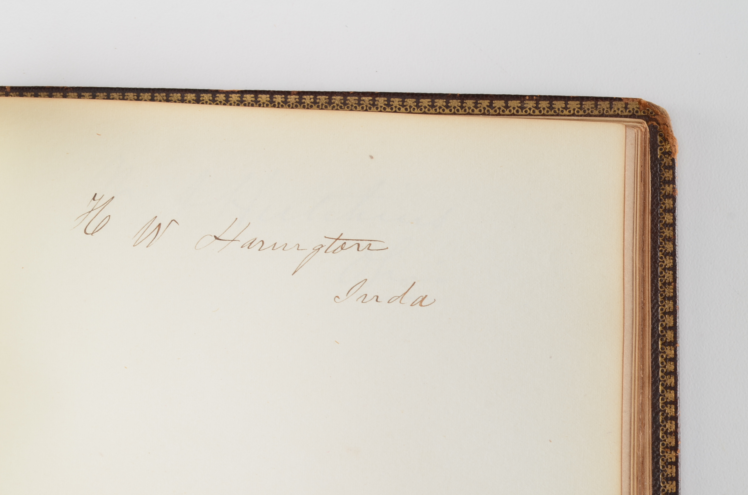 Rare Album with 142 Signatures of Lincoln & Historic 19th C. Men