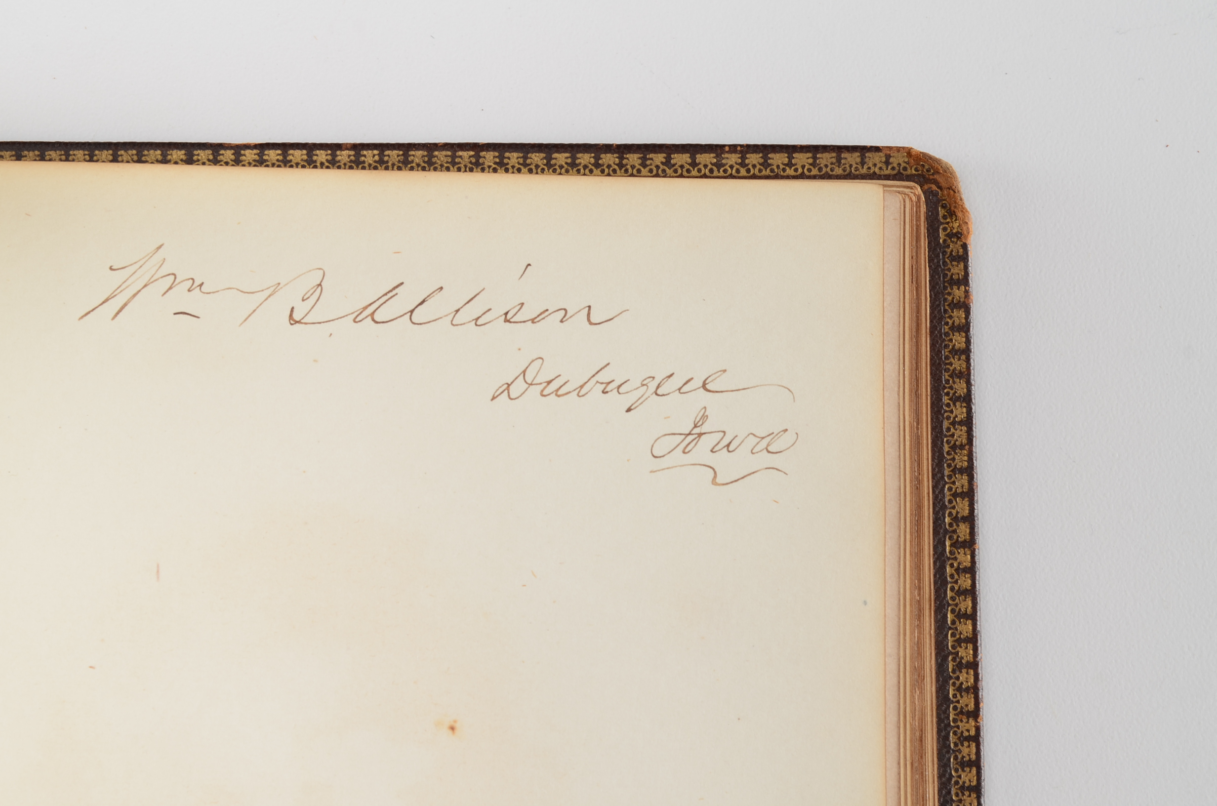 Rare Album with 142 Signatures of Lincoln & Historic 19th C. Men