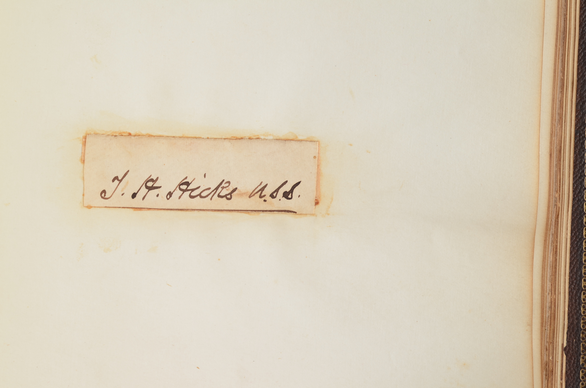 Rare Album with 142 Signatures of Lincoln & Historic 19th C. Men