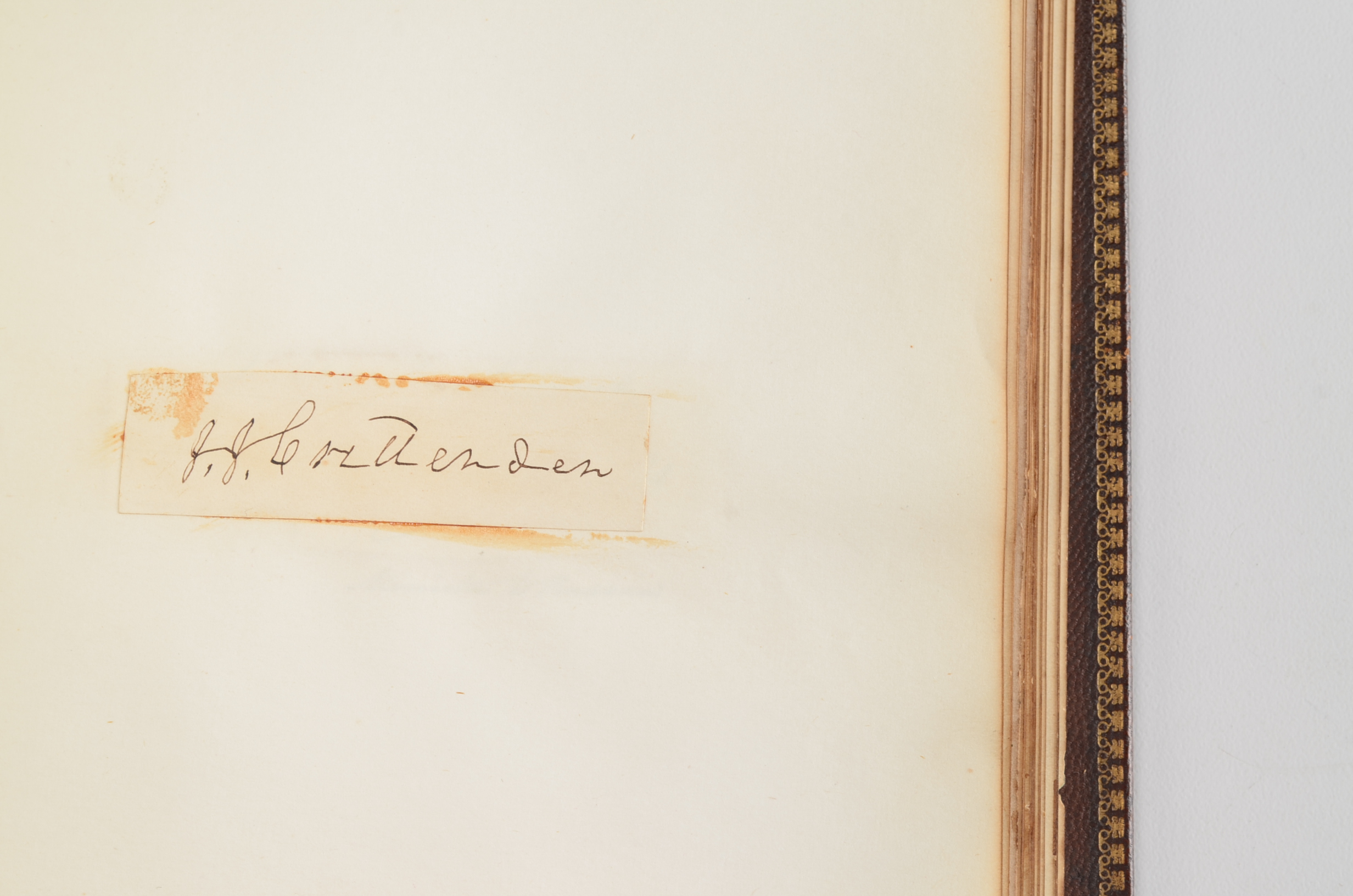 Rare Album with 142 Signatures of Lincoln & Historic 19th C. Men