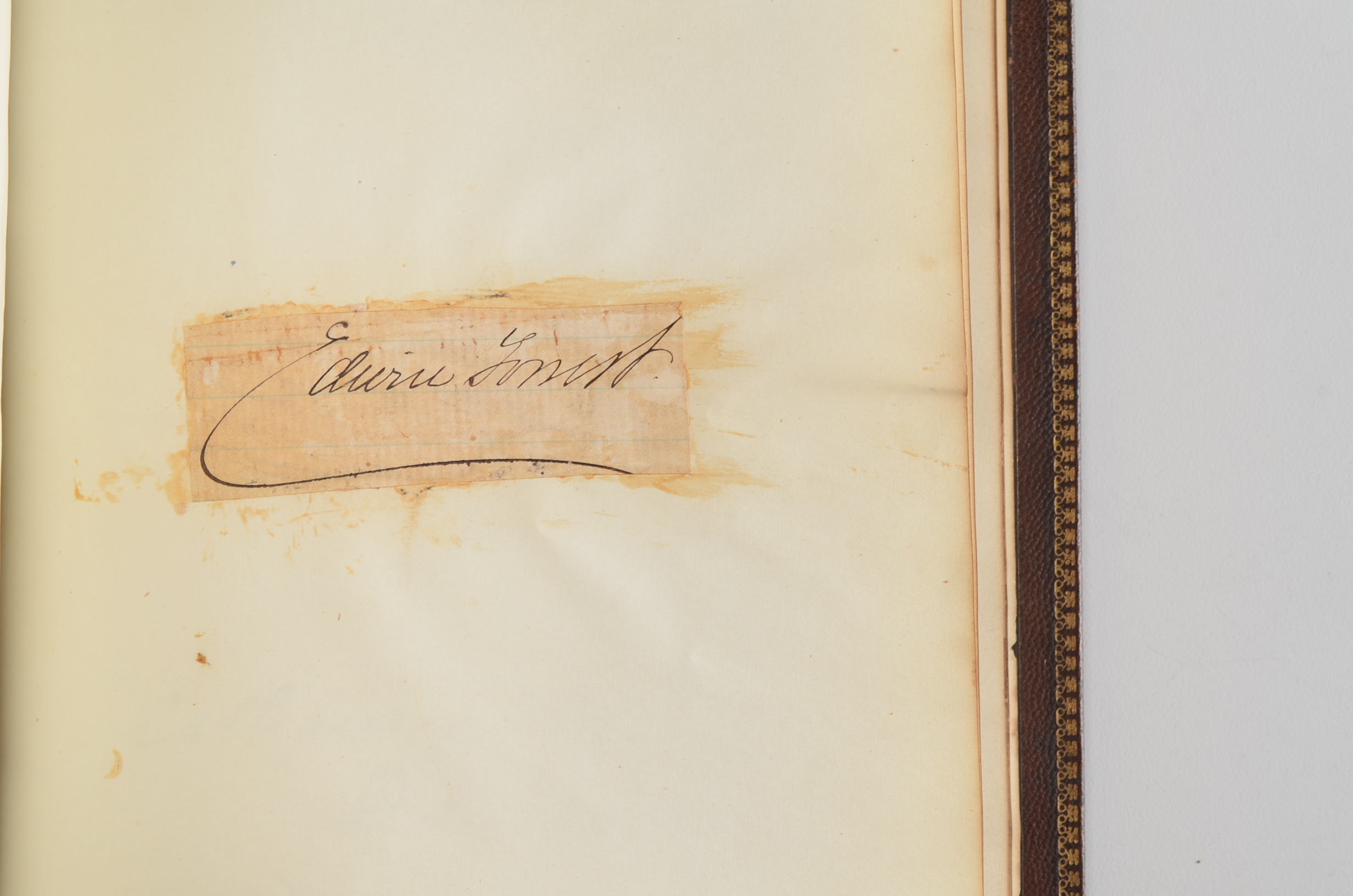 Rare Album with 142 Signatures of Lincoln & Historic 19th C. Men