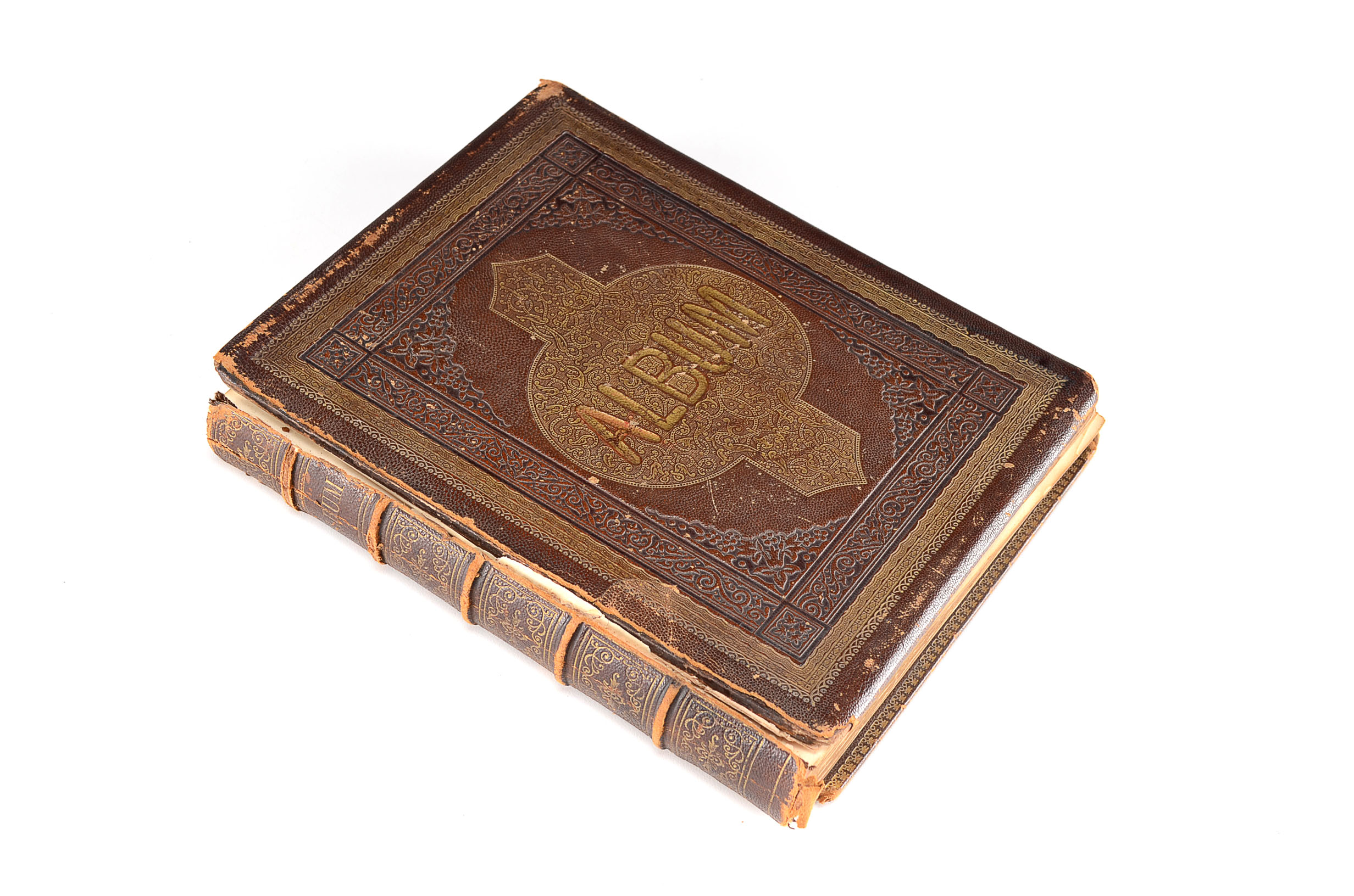 Rare Album with 142 Signatures of Lincoln & Historic 19th C. Men