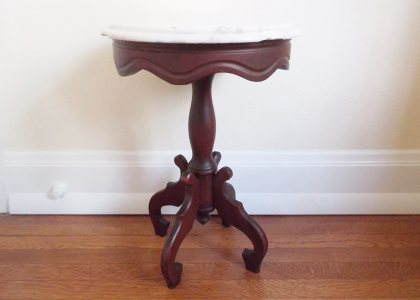 Victorian Marble Top Side Table
