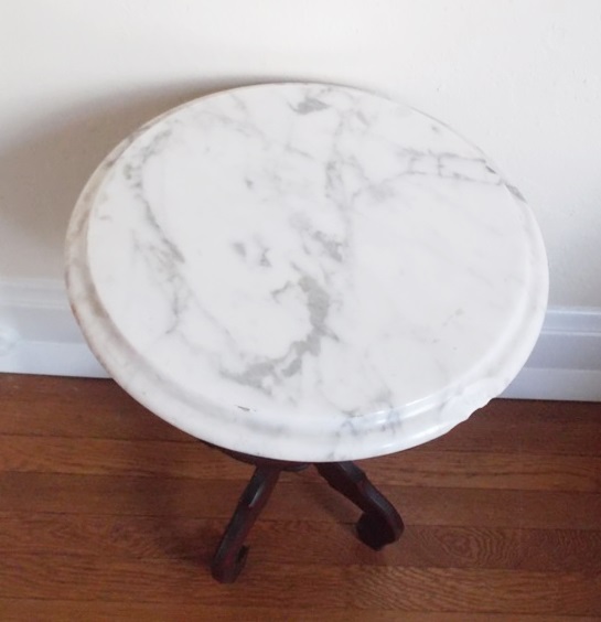 Victorian Marble Top Side Table