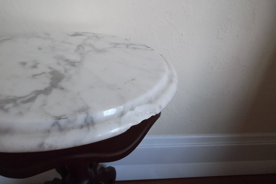Victorian Marble Top Side Table