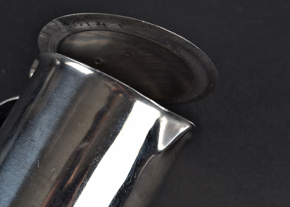 Vintage Stainless and Pewter Creamers