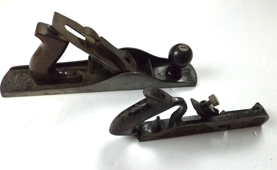 Vintage Metal Stanley Wood Planes