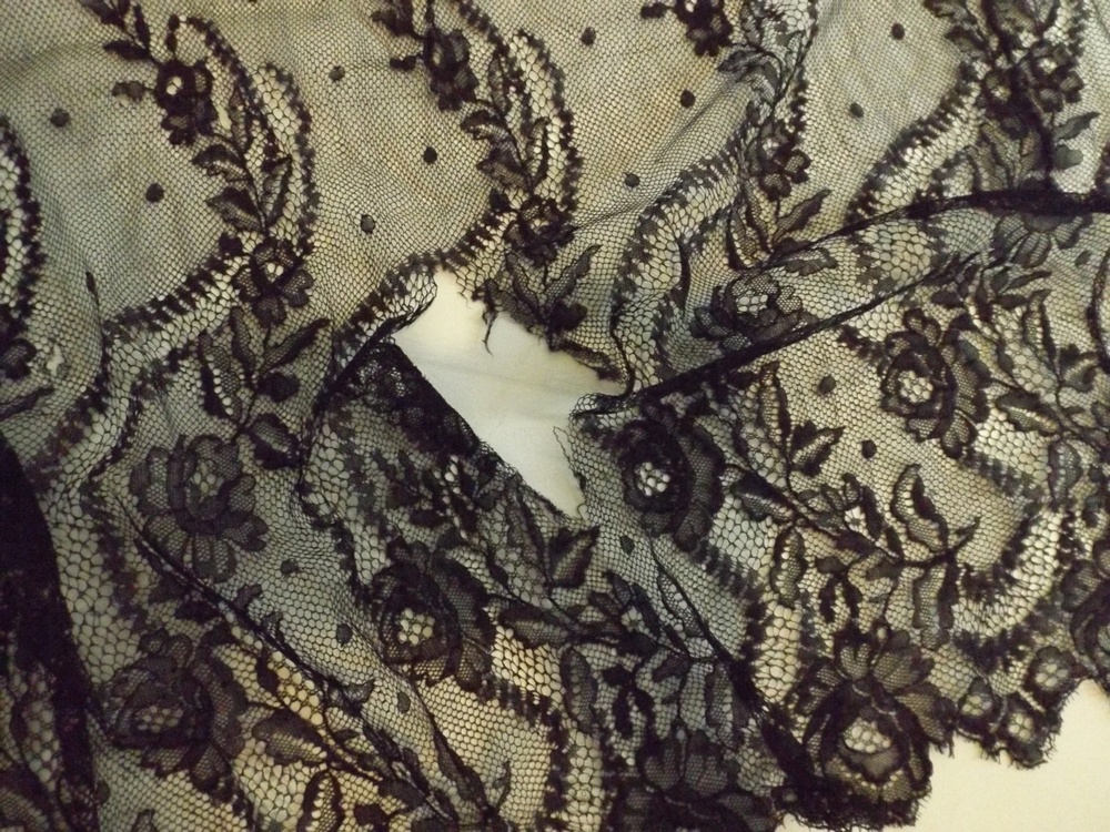 Vintage Black Lace Shawls