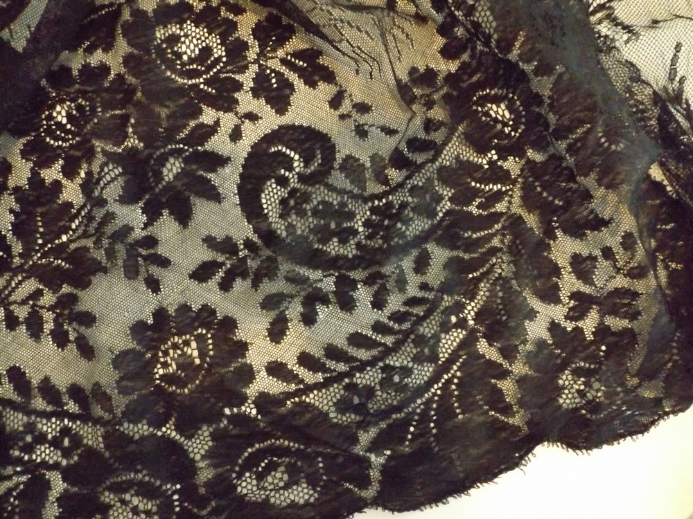 Vintage Black Lace Shawls