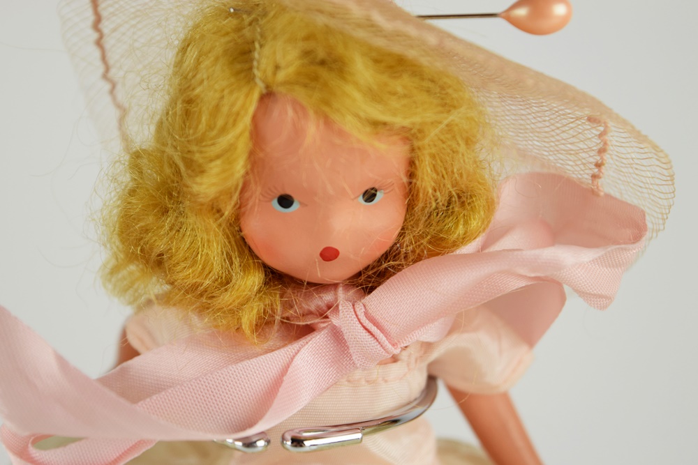 Five Circa 1950s Nancy Ann "Frozen Leg" Storybook Dolls