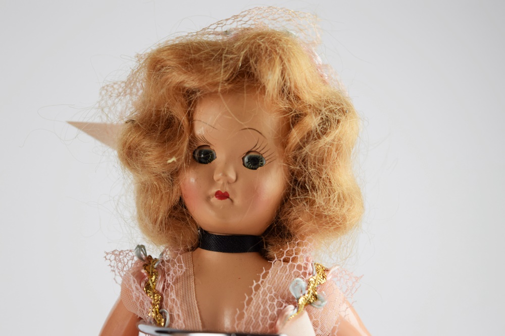 Five Circa 1950s Nancy Ann "Frozen Leg" Storybook Dolls