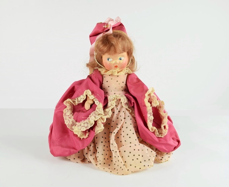 Five Circa 1950s Nancy Ann "Frozen Leg" Storybook Dolls