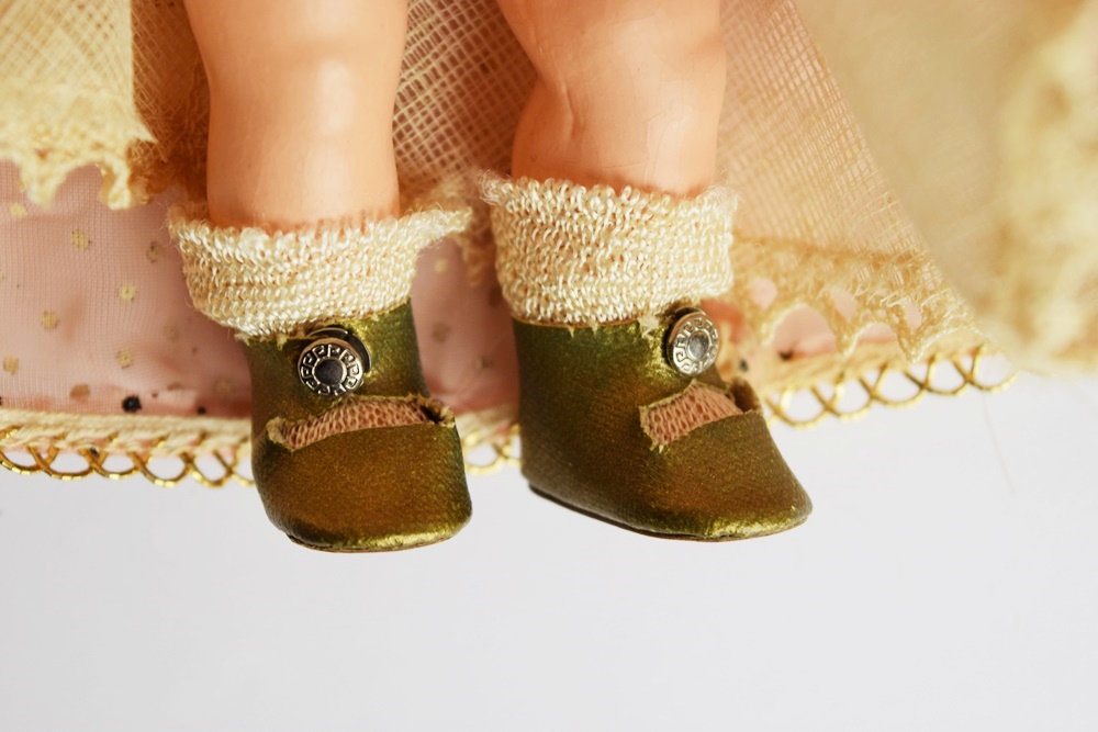 Five Circa 1950s Nancy Ann "Frozen Leg" Storybook Dolls