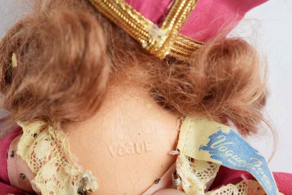 Five Circa 1950s Nancy Ann "Frozen Leg" Storybook Dolls