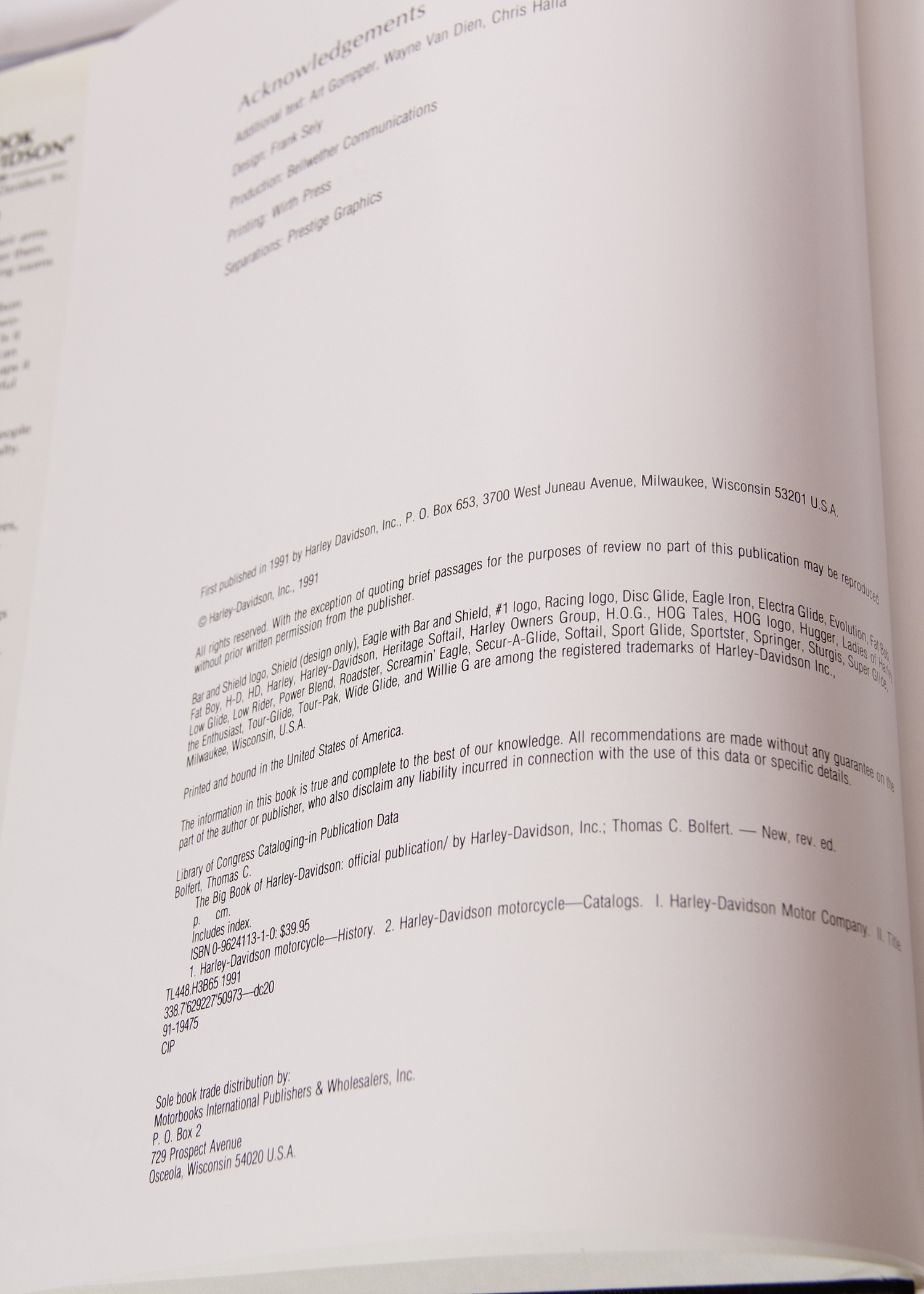 Harley Davidson Books