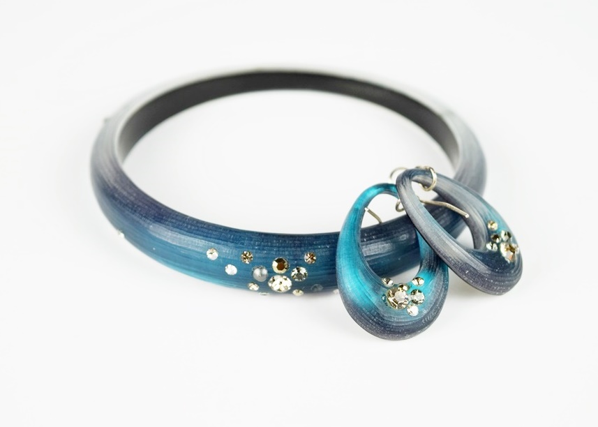 Alexis Bittar Aqua Opalescent Bracelet