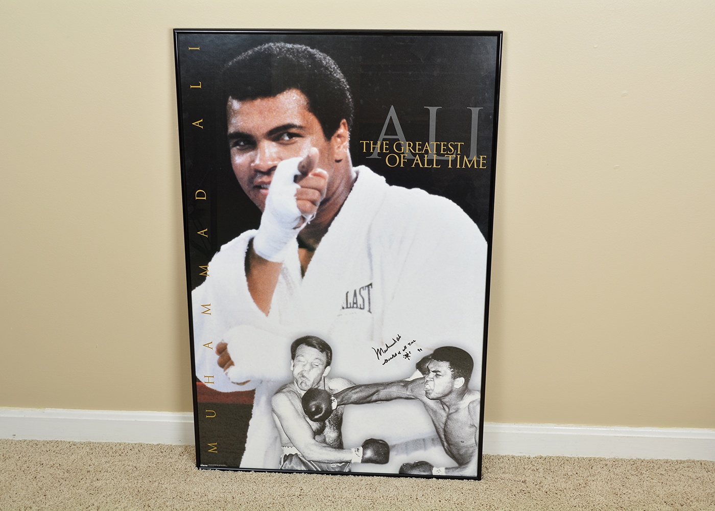 Autographed Muhammad Ali Poster