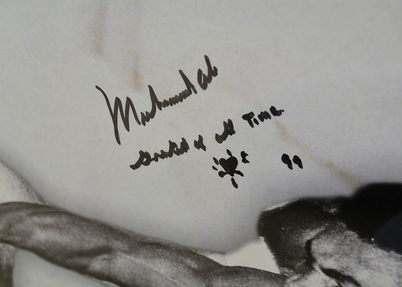 Autographed Muhammad Ali Poster