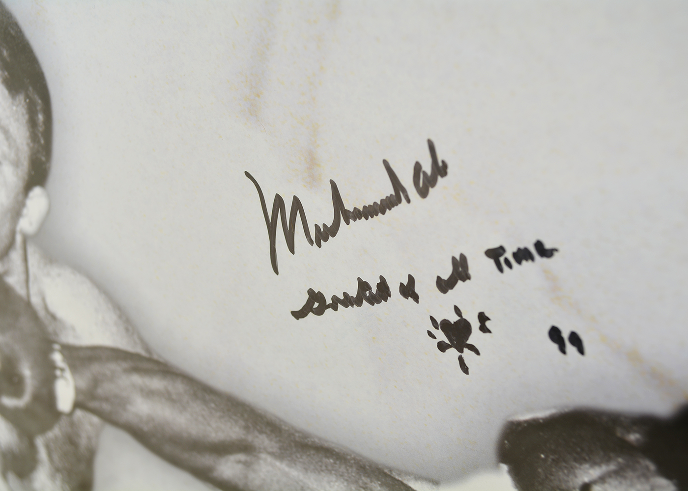 Autographed Muhammad Ali Poster