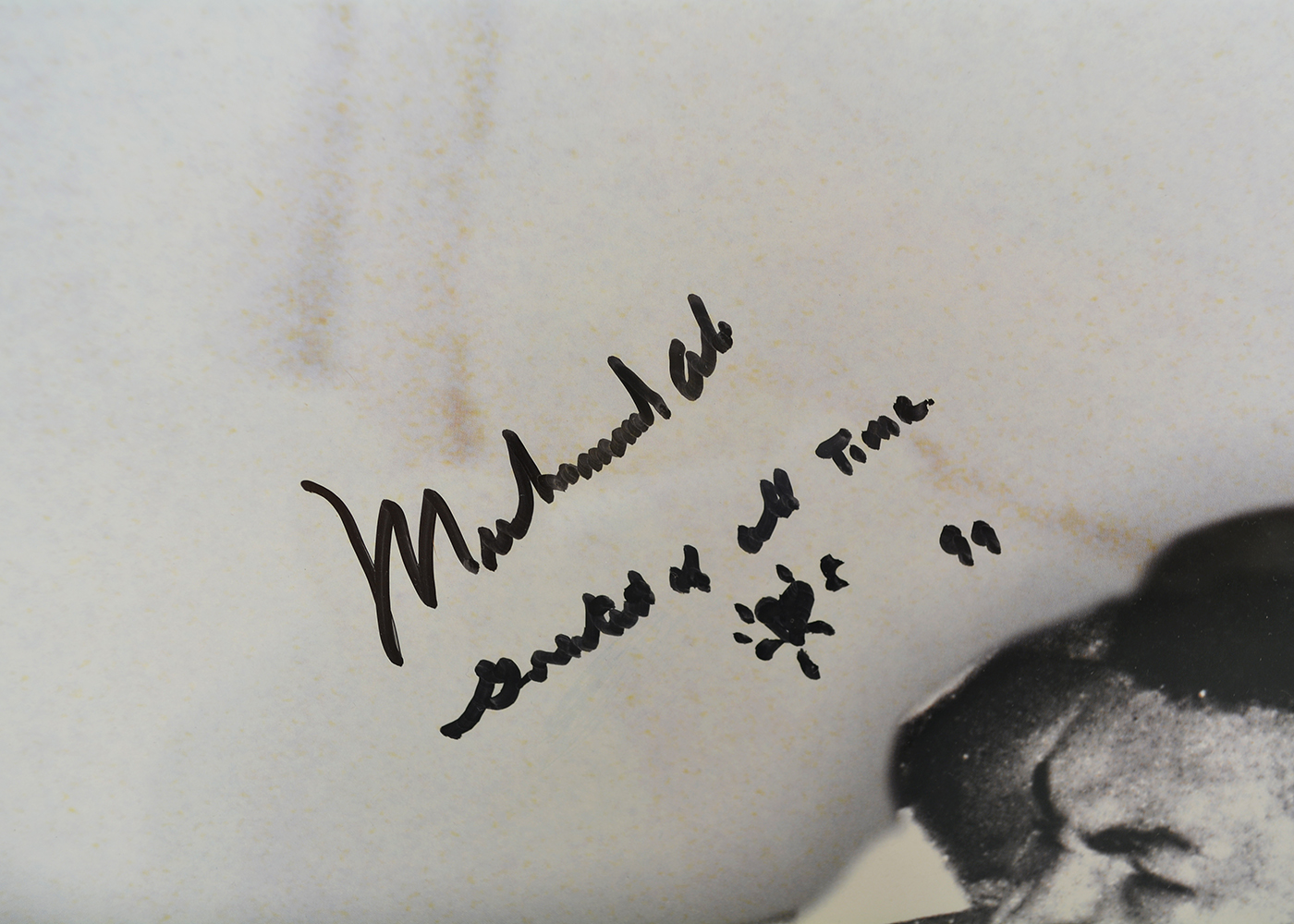 Autographed Muhammad Ali Poster