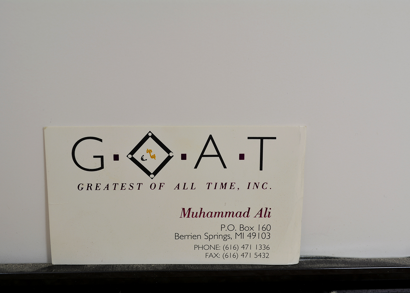 Autographed Muhammad Ali Poster