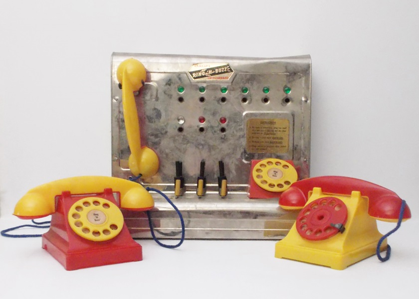 1950s Kamkap's Toy Ring-N-Buzz Switchboard