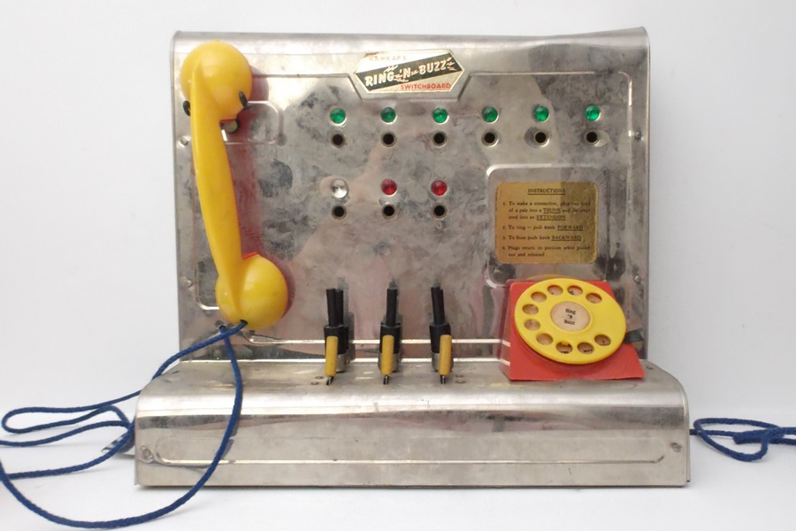 1950s Kamkap's Toy Ring-N-Buzz Switchboard