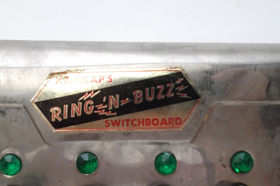 1950s Kamkap's Toy Ring-N-Buzz Switchboard