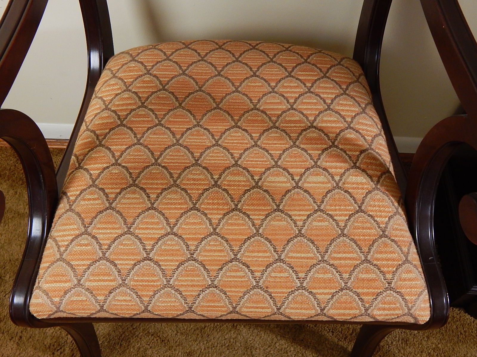Mahogany Duncan Phyfe Styled Dining Table and Chairs