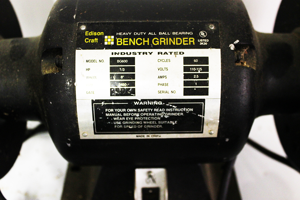 Edison Craft Bench Grinder