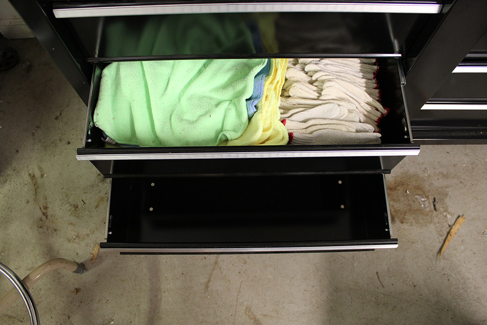 Craftsman Rolling Tool Cart and Organized Tools