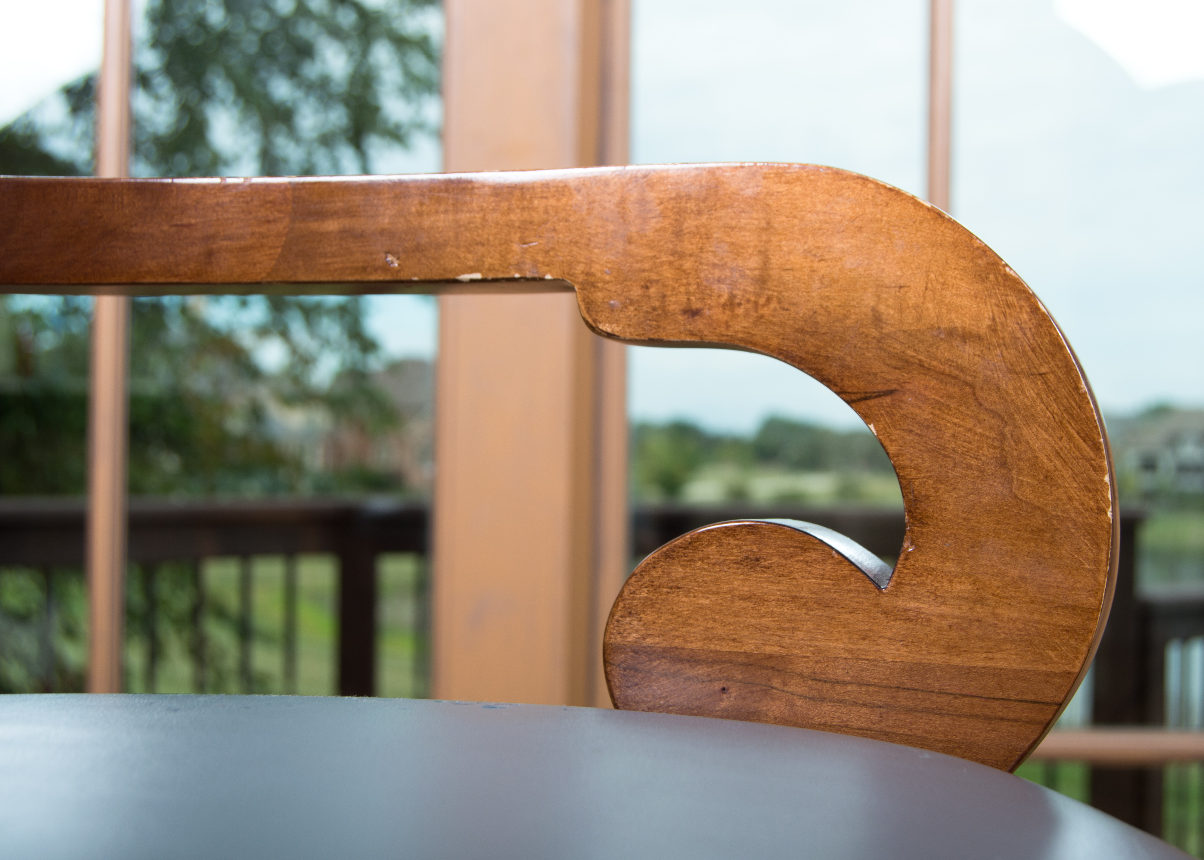 Swaim Swivel Arm Bar Stools with Leather Seats - Set of 4