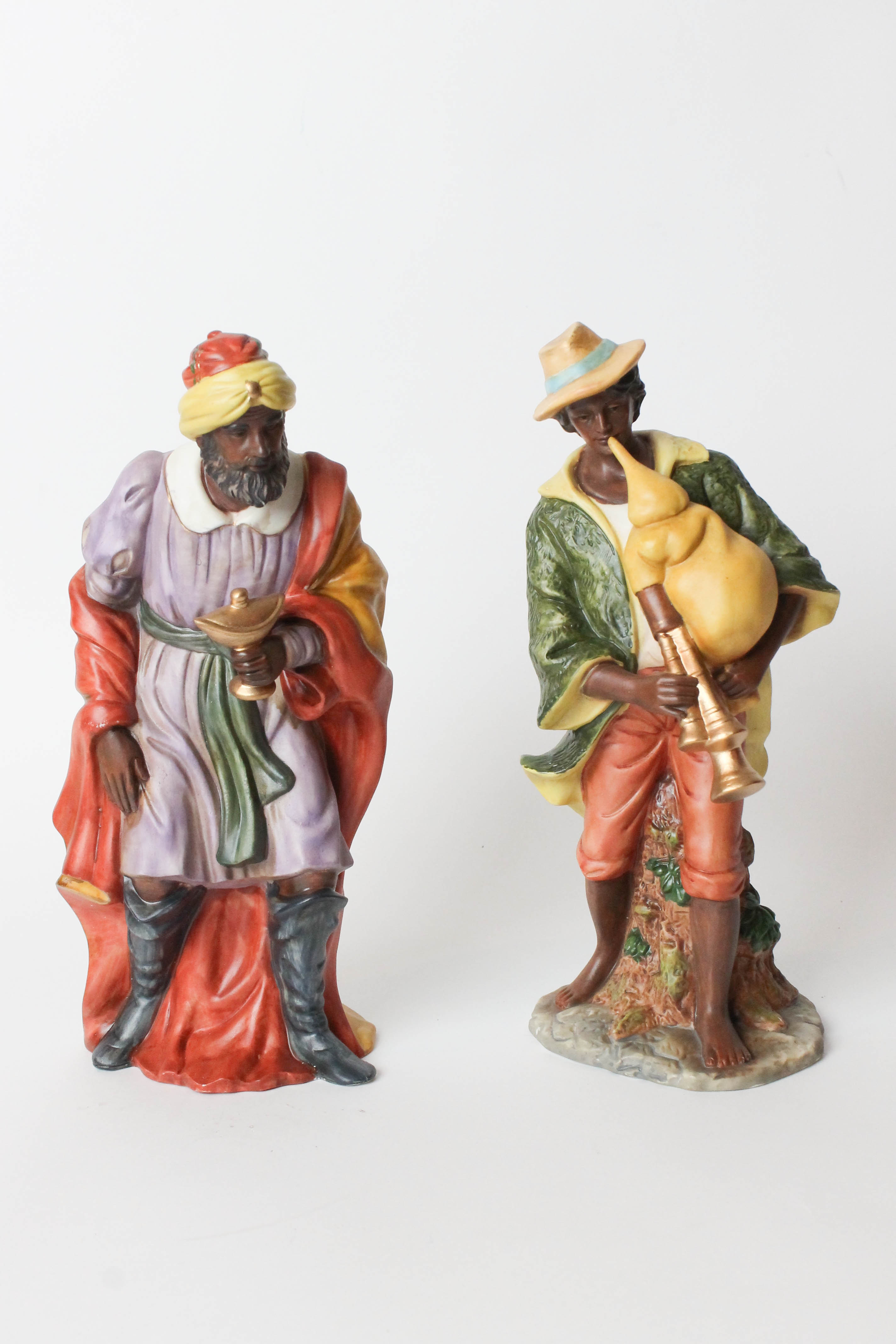 Grandeur Noel African American Porcelain Nativity Set