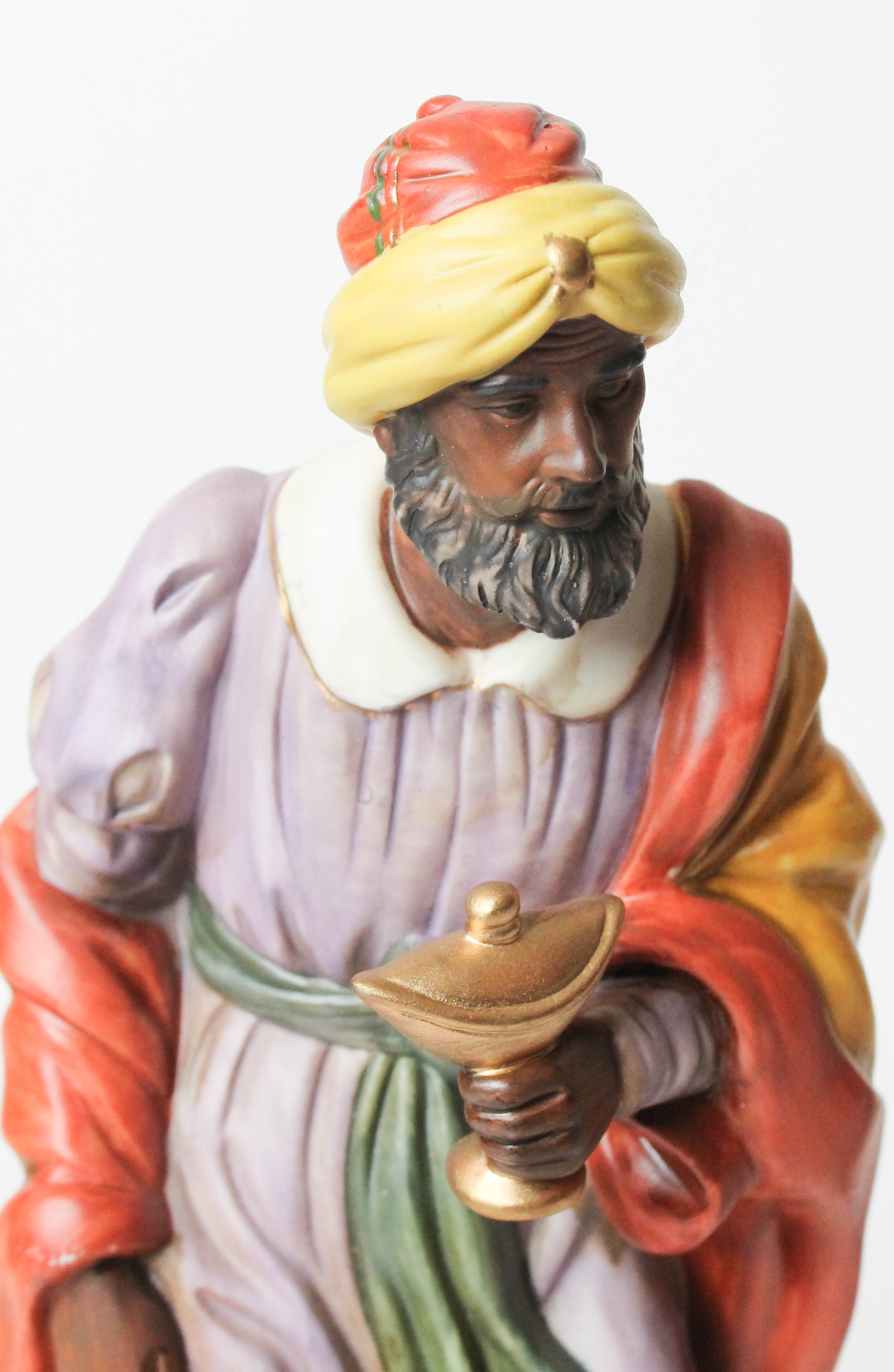 Grandeur Noel African American Porcelain Nativity Set