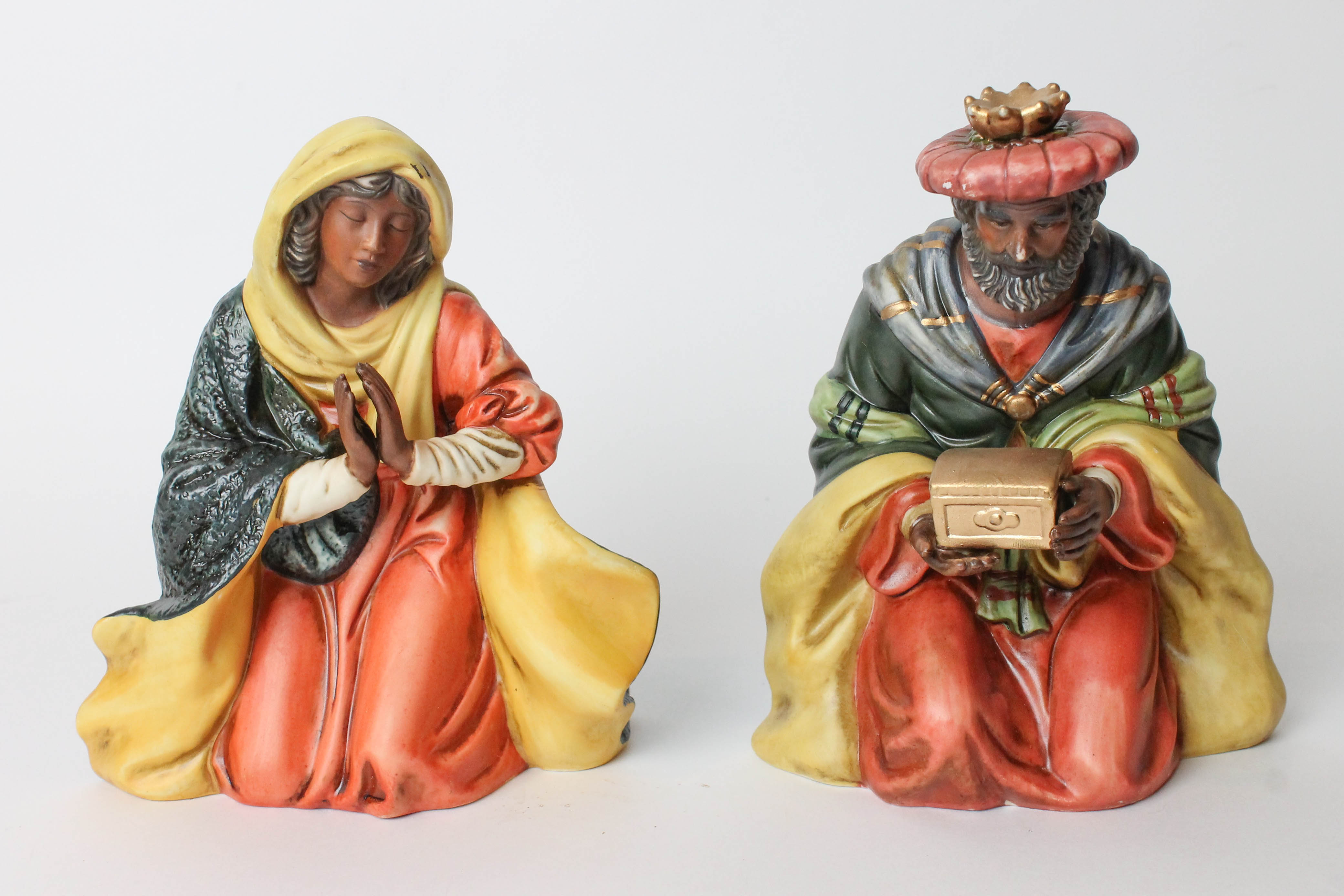 Grandeur Noel African American Porcelain Nativity Set