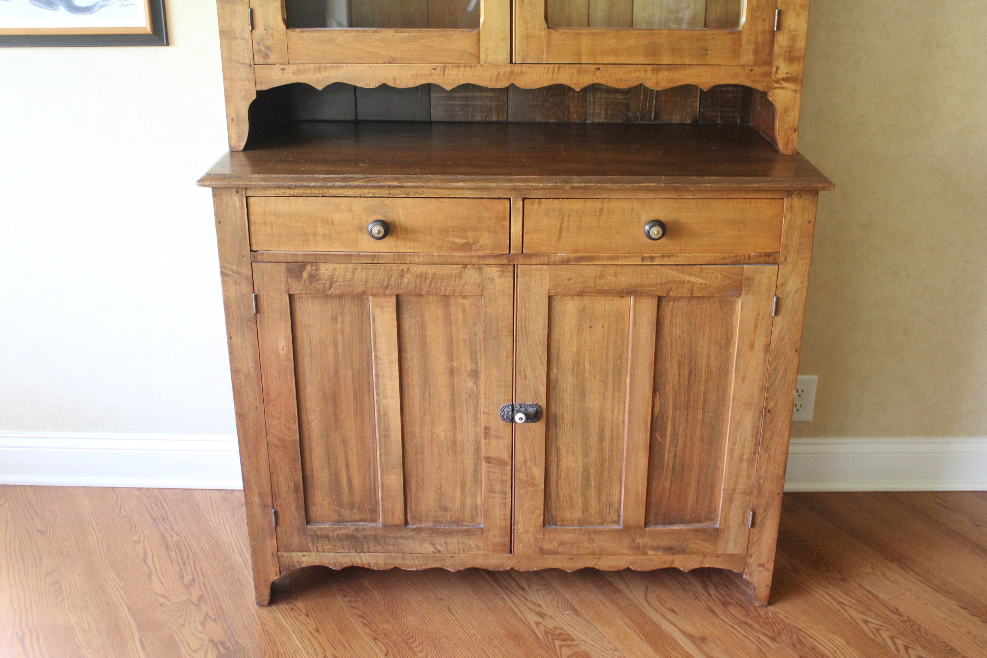 Antique Farmhouse China Hutch