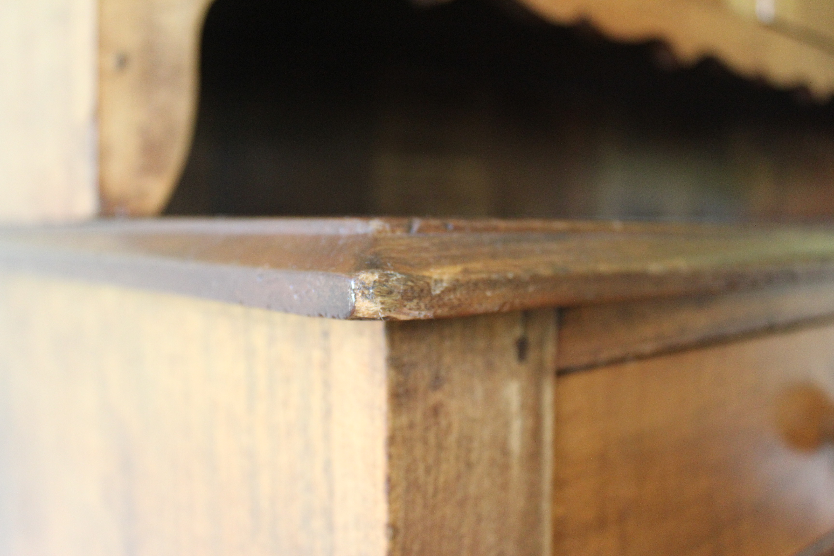 Antique Farmhouse China Hutch