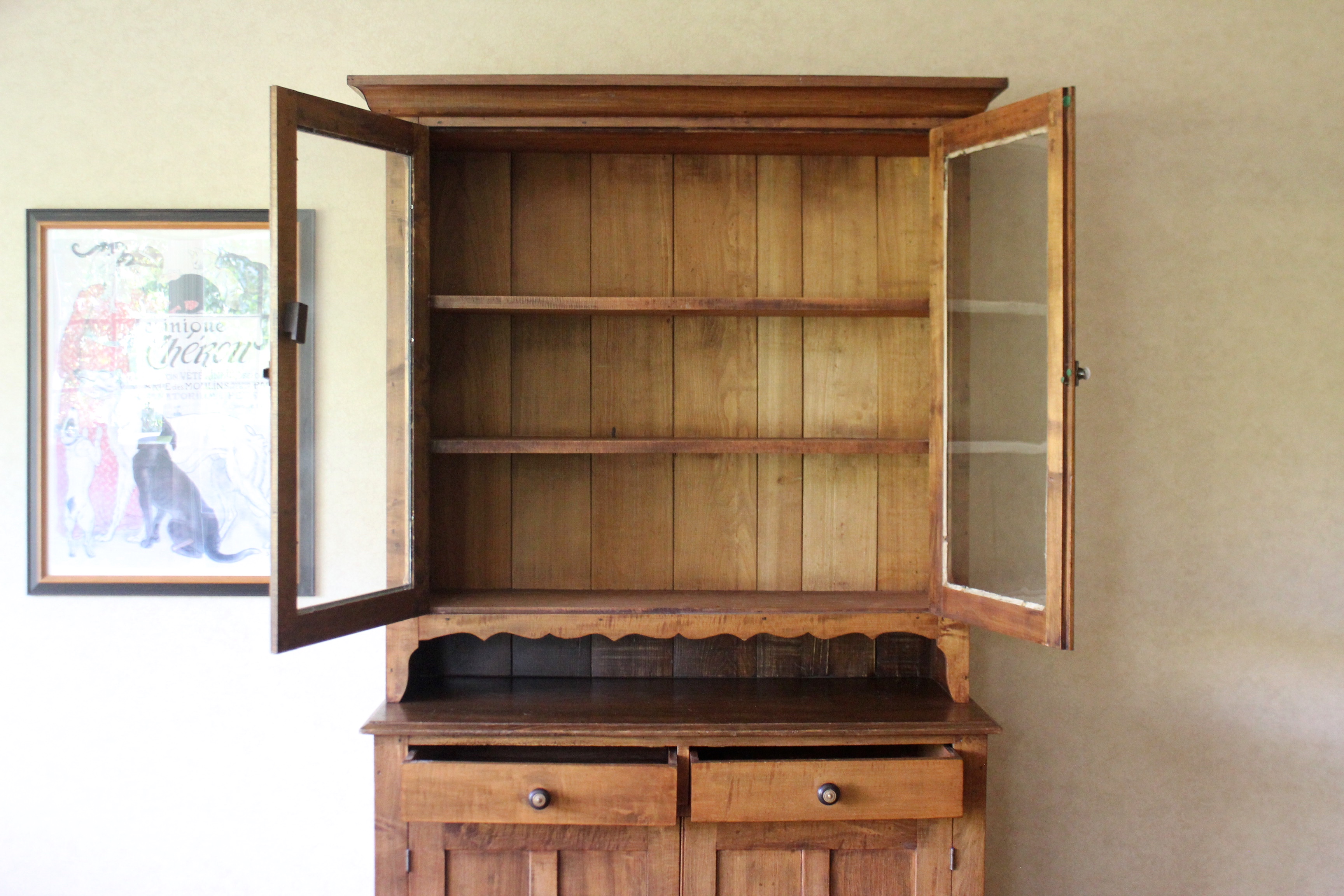 Antique Farmhouse China Hutch
