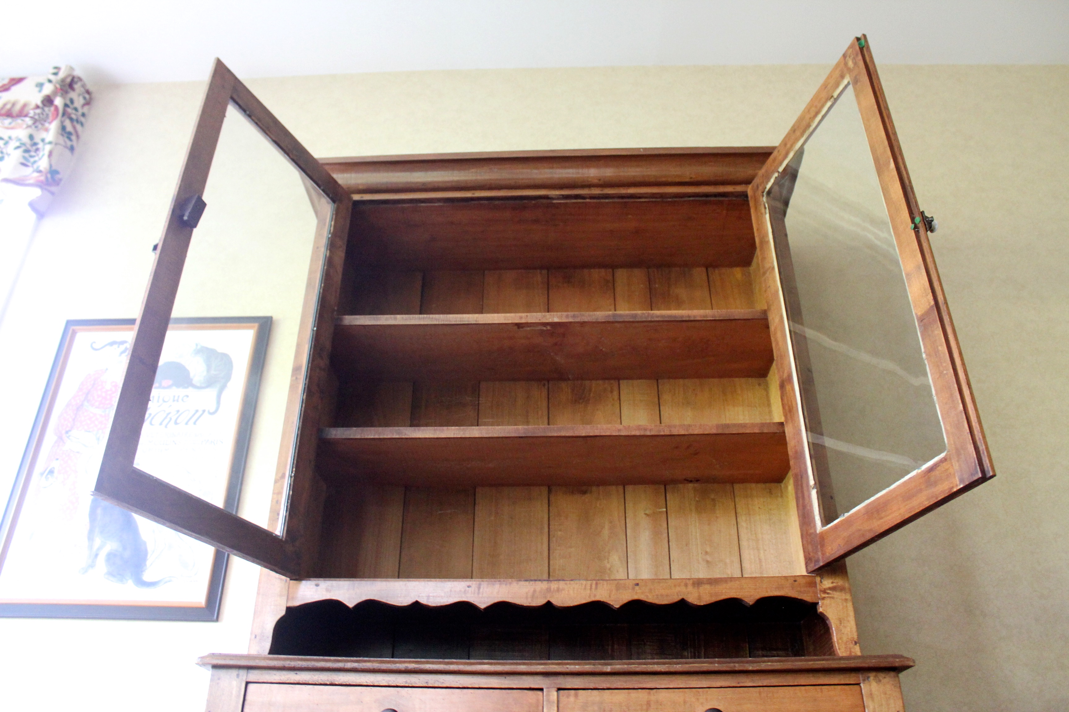 Antique Farmhouse China Hutch