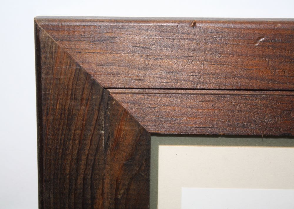 Sam Jurige Horse Racing Offset Lithograph Print in Wood Frame