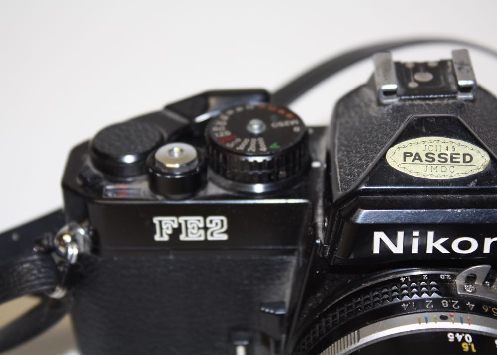 Nikon FE2 35mm Camera Body and 55mm Lens