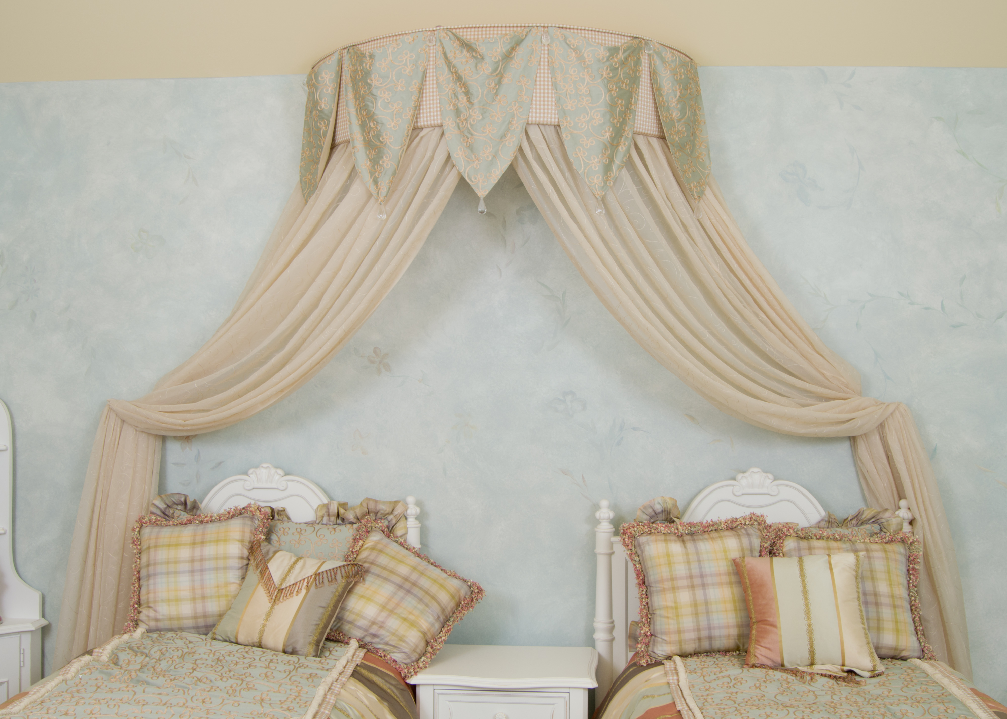 Custom Wall Mounted Bed Canopy EBTH