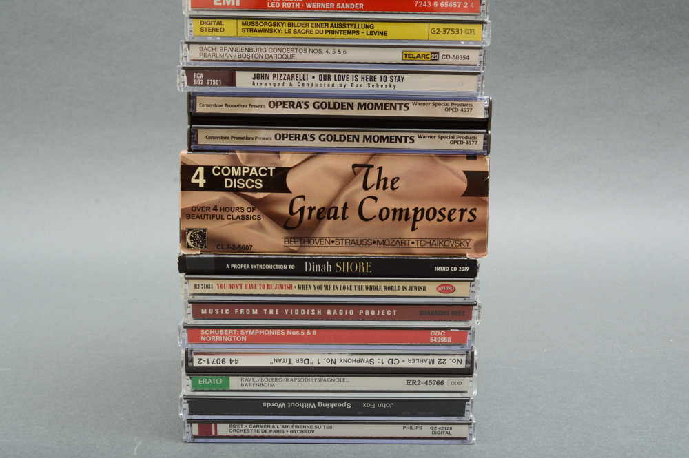 Collection of Classical Music CDs and Cassettes