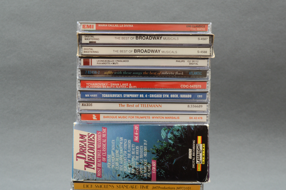 Collection of Classical Music CDs and Cassettes