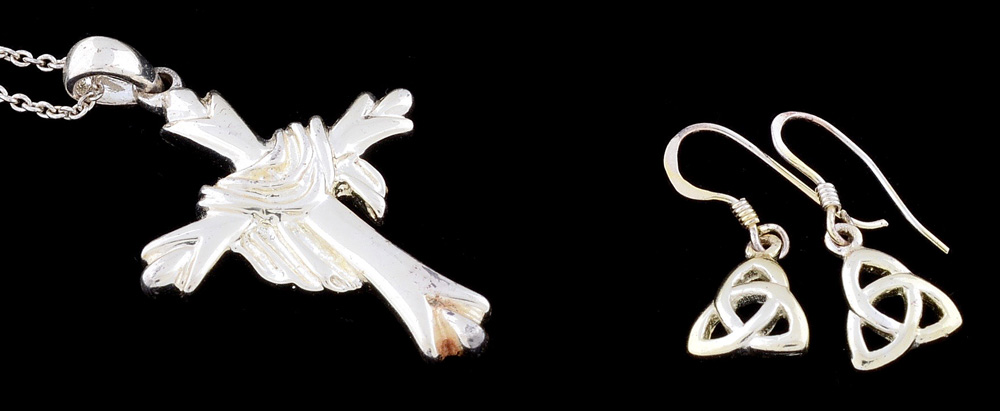 Group of Silver Tone Jewelry