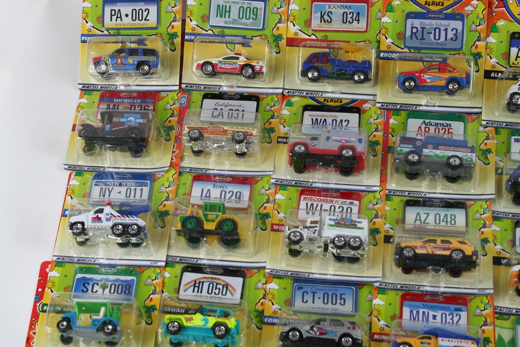 Lot of 49 Matchbox Across America 50th Birthday Series