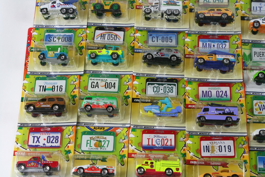 Lot of 49 Matchbox Across America 50th Birthday Series