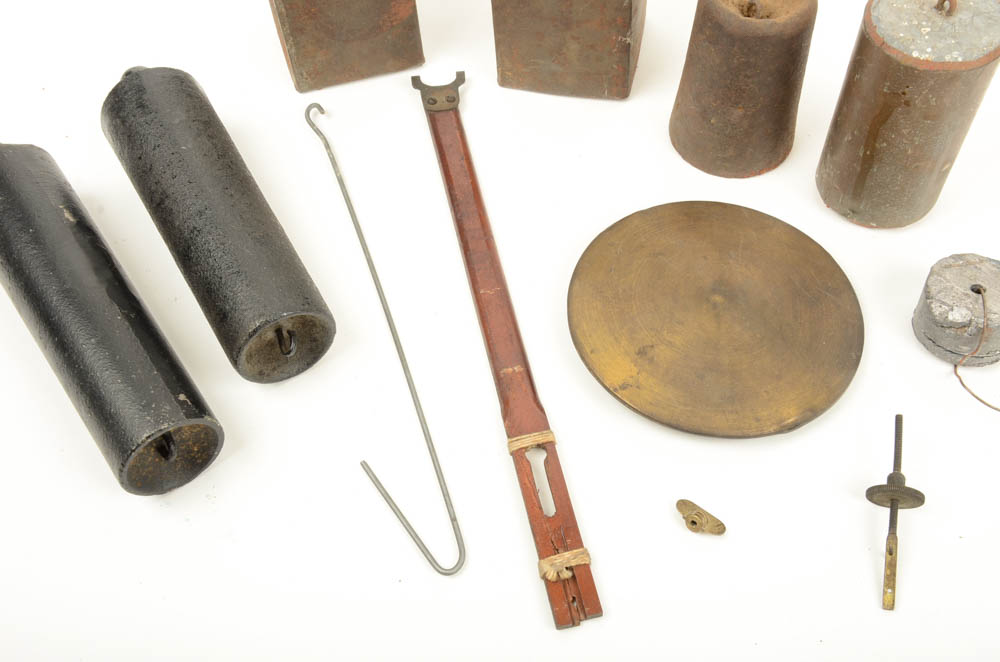 Collection of Antique Clock Parts